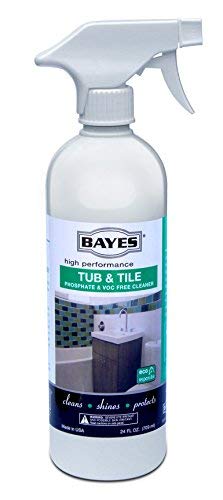 Bayes High-Performance Eco-Responsible Tub & Tile Cleaner - Cleans, Shines, and Protects - 24 oz