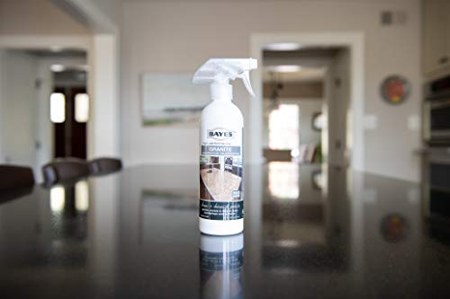 Bayes Premium Eco-Friendly Granite Countertop Cleaner and Rejuvenator Spray, 16-Ounce