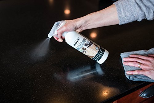 Bayes Premium Eco-Friendly Granite Countertop Cleaner and Rejuvenator Spray, 16-Ounce