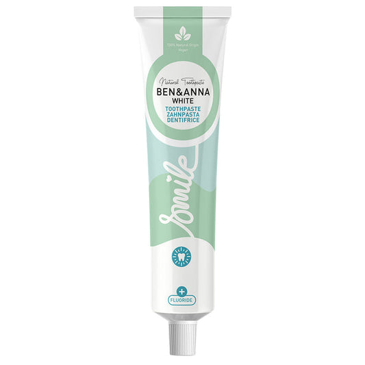 Ben & Anna Toothpaste Hammastahna Alumiinituubissa White 75ml