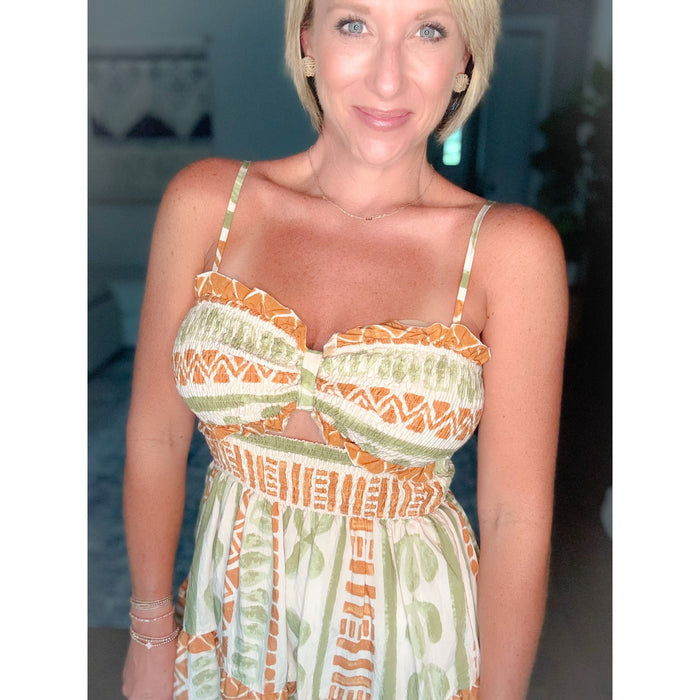 Bimini Cutout Maxi Dress