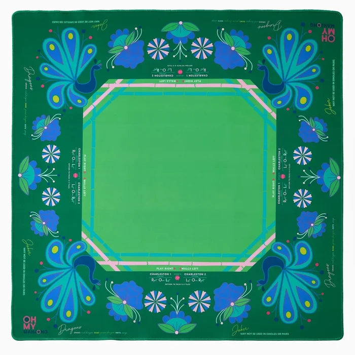 Birdie Green Mahjong Mat
