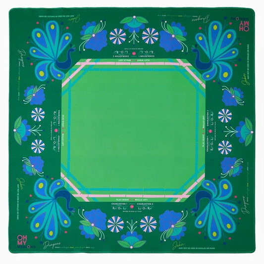 Birdie Green Mahjong Mat