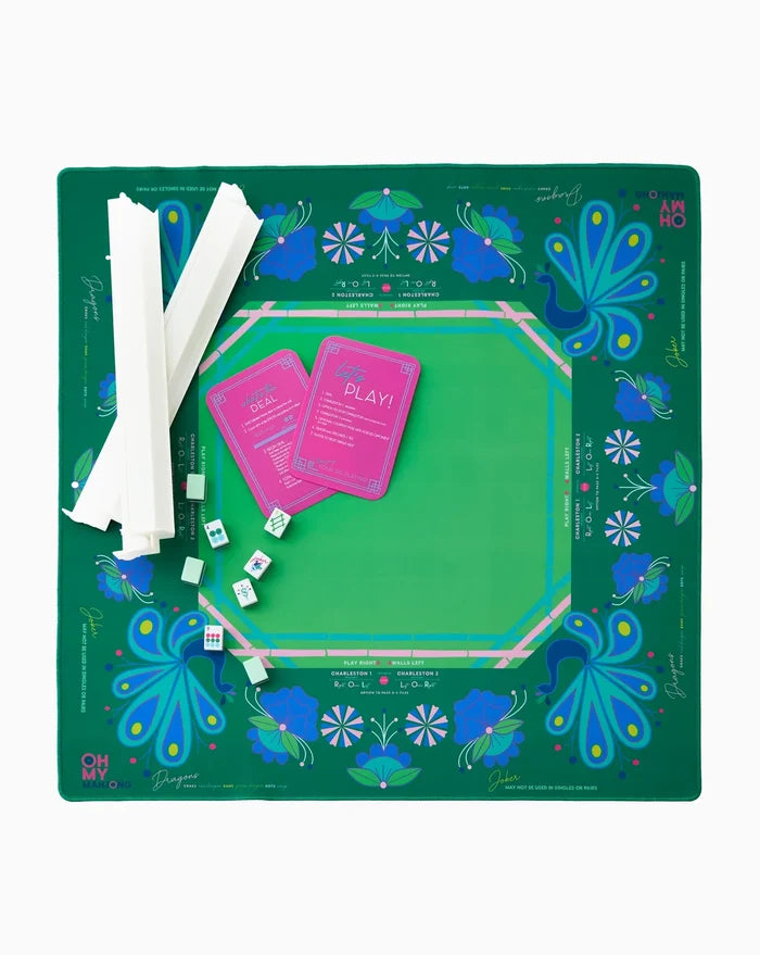 Birdie Green Mahjong Mat