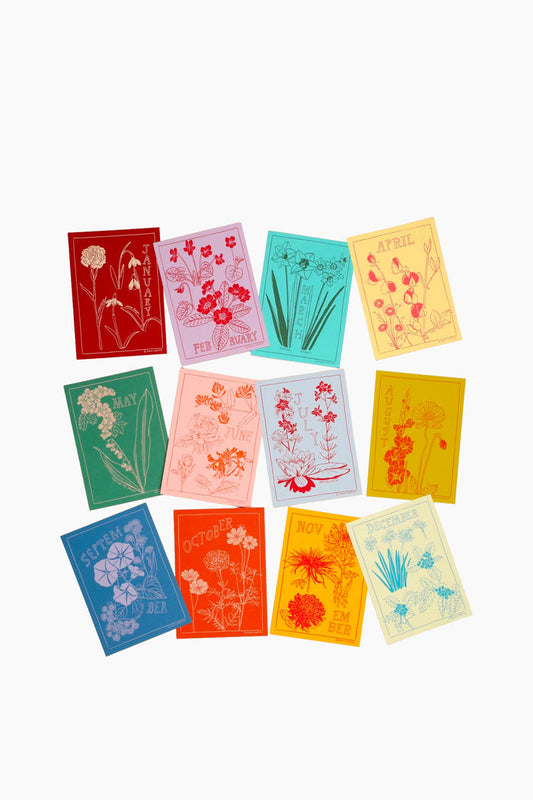 Birth Month Flower Print
