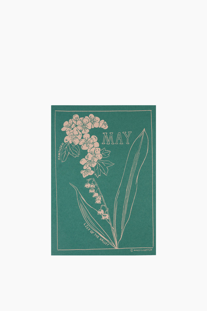 Birth Month Flower Print