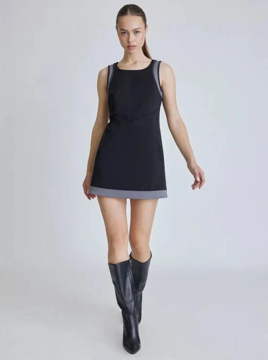 Blanc Noir Color Block Dress - Taryn x Philip Boutique