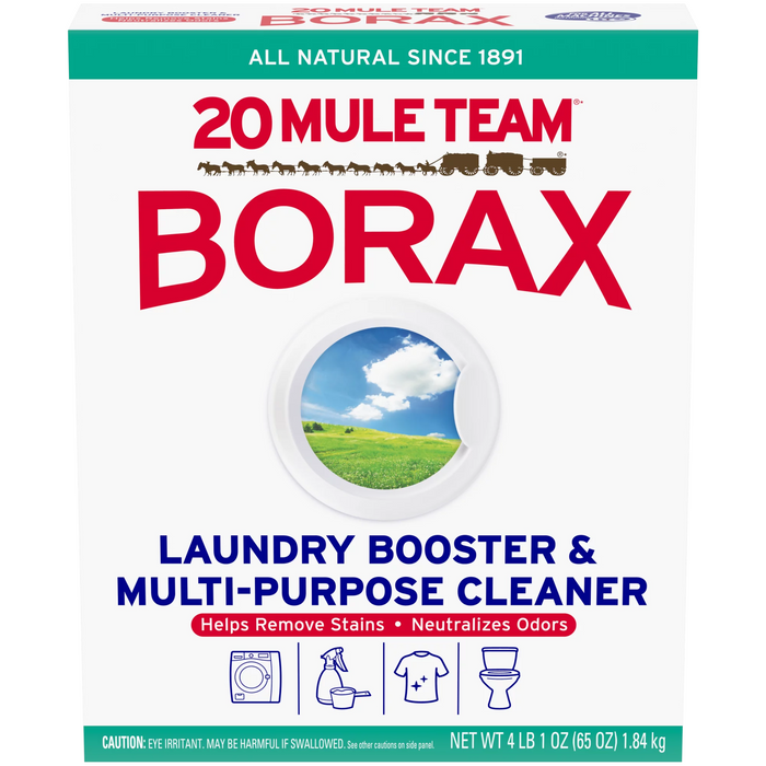 BORAX All Natural Laundry Booster, 4 lbs, 65 oz