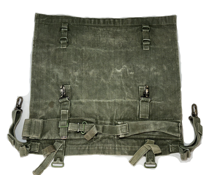British P58 Mk.1 Early Version Cape Carrier – Rare 2-Staple Closure, Cold War Web Equipment