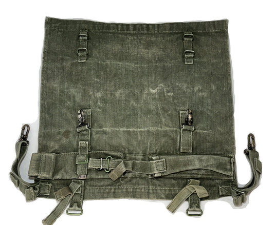 British P58 Mk.1 Early Version Cape Carrier – Rare 2-Staple Closure, Cold War Web Equipment