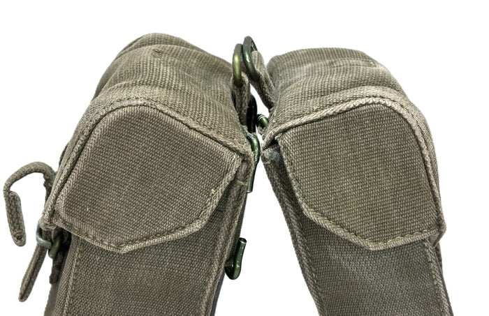 British P58 Mk.1 Right Side Ammunition Pouch – Rare Early Version, Bayonet Frog, Cold War Surplus