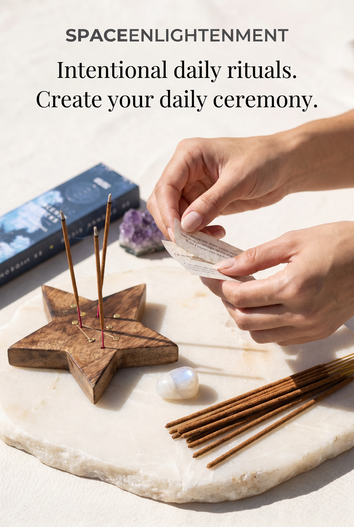 Cancer Zodiac Incense Sticks Moonstone Gemstone Crystal Giftset
