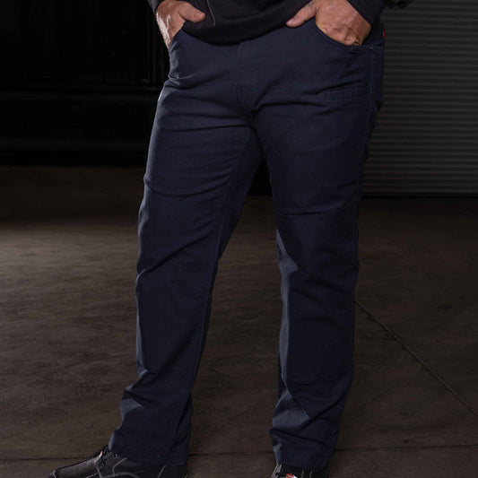 Canvas Work Pants - Navy