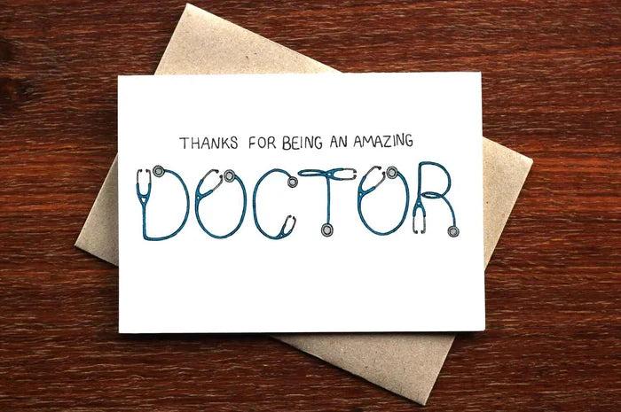 Card for a doctor - Thank You - THE NONSENSE MAKER