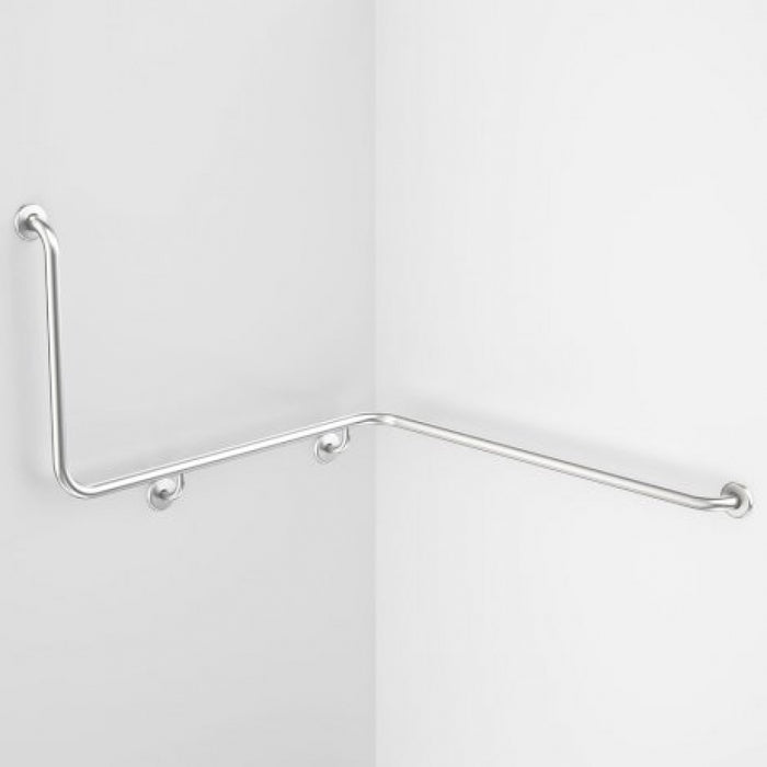 Caroma Care Support 687467SS 90 Degree Angled Grab Rail 1100x1030 Right Hand