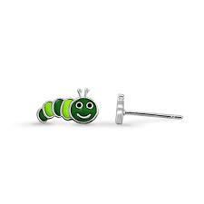 Caterpillar Stud Earrings