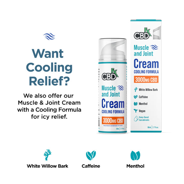 CBG + CBD Lotion for Muscle & Joint: Heating Formula 1:1 Ratio