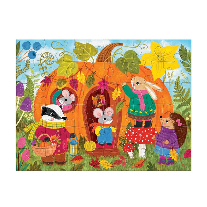 Chronicle Books Pumpkin House 36 - Piece Puzzle to Go