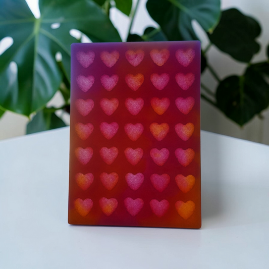 Chunky Rose Hearts Mold