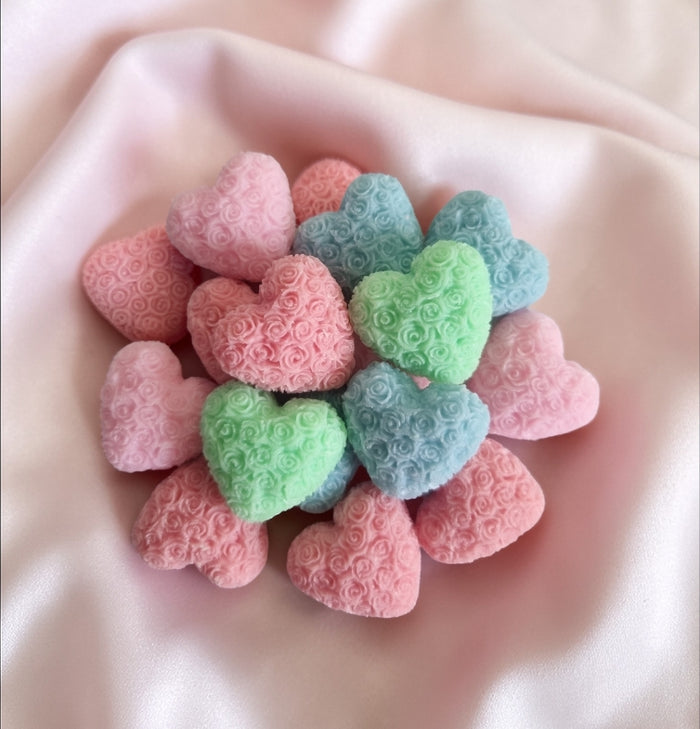 Chunky Rose Hearts Mold