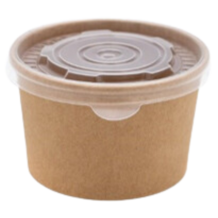 Clear Plastic Lids for 4 oz Paper Soup Containers