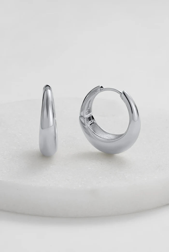 Cleo Hoop - Silver