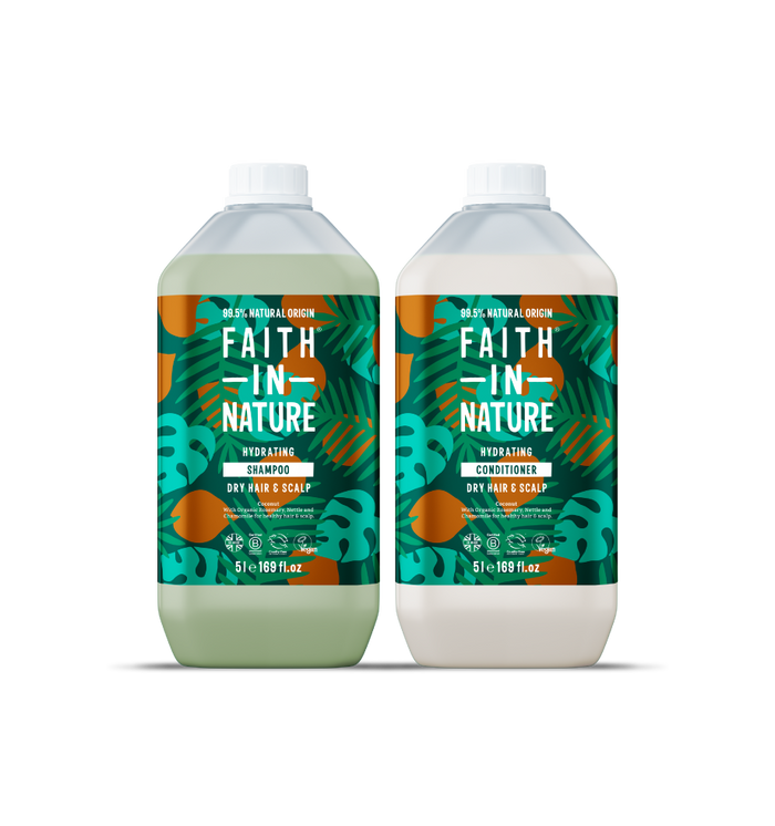 Coconut shampoo & conditioner set - 5L