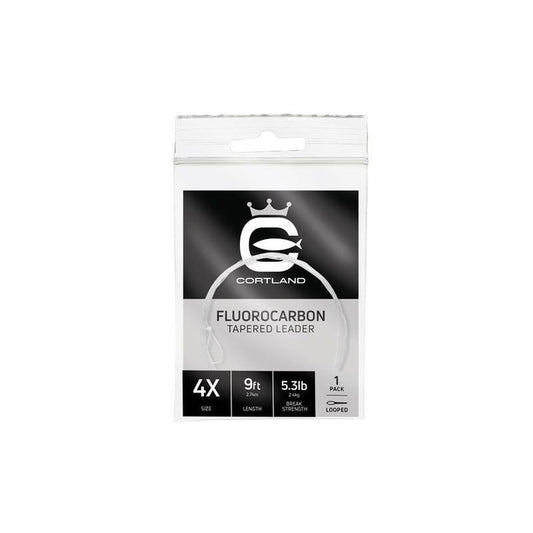Cortland Fluorocarbon Tapered Leader 9ft