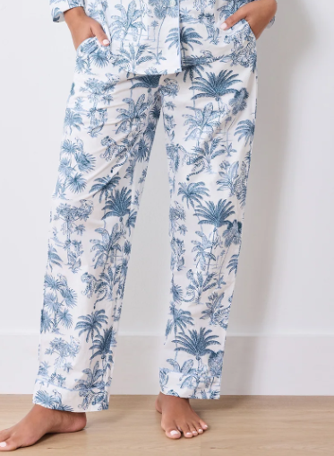 Cotton-Tropical Toile (Cloud)