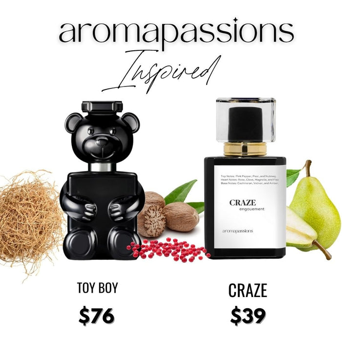 CRAZE | Inspired by MOSCHINO TOY BOY | Toy Boy Dupe Pheromone Perfume - aromapassions