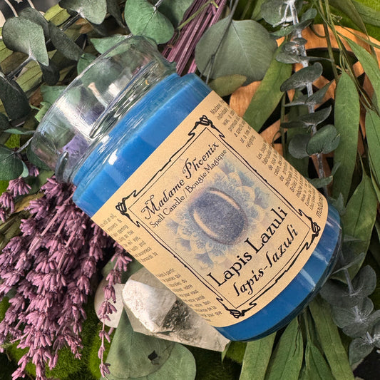 Crystal Magic Lapis Lazuli Candle