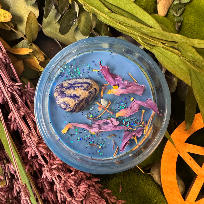 Crystal Magic Lapis Lazuli Candle