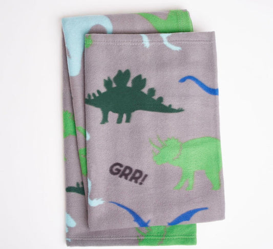 Dinosaur Fleece Throw 120 x 150cm