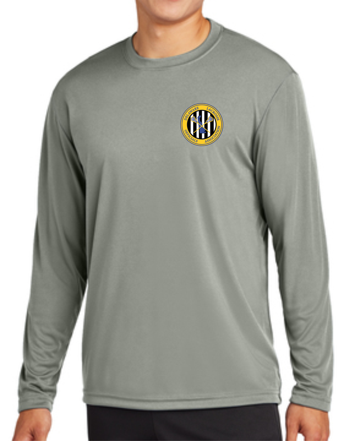DLOA Dry Wick L/S  Grey Tee