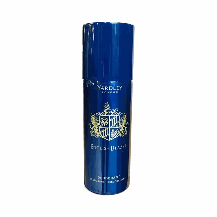 Yardley English Blazer Blue Deodorant Spray 200ml masculine citrus woody fragrance long-lasting protection