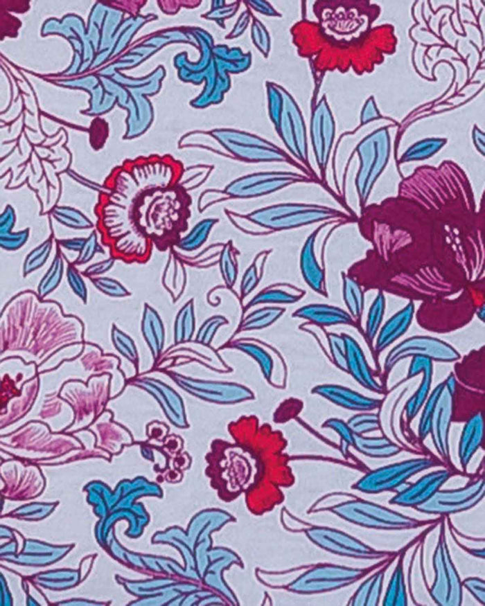 Enya Floral Cotton Short Sleeved Polo Top - Image 2 - Country Collection
