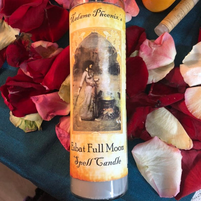 Esbat Full Moon Ritual Spell Candle