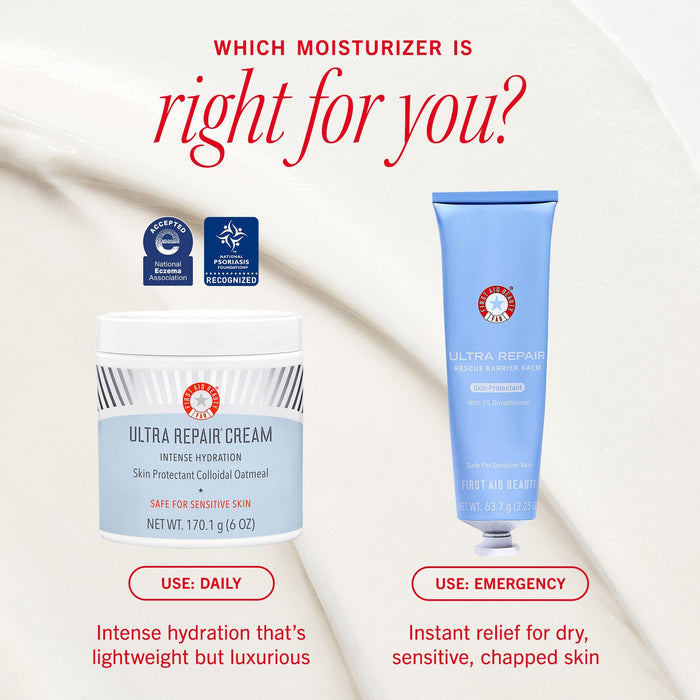First Aid Beauty Ultra Repair Rescue Barrier Balm with Dimethicone 63.7g بلسم فيرست إيد بيوتي ألترا ريبير ريسكيو بارير مع دايميثيكون - Princess Cosmetics Qatar