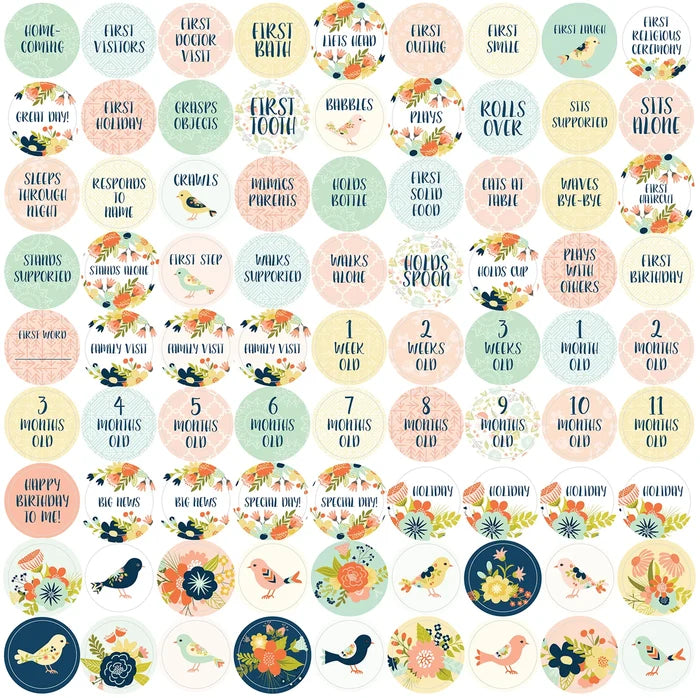First Year Calendar Birds