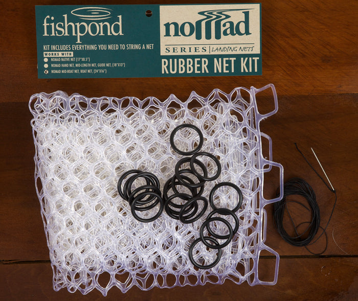 Fishpond Nomad Replacement Rubber Net - Native 12.5 Inch Clear