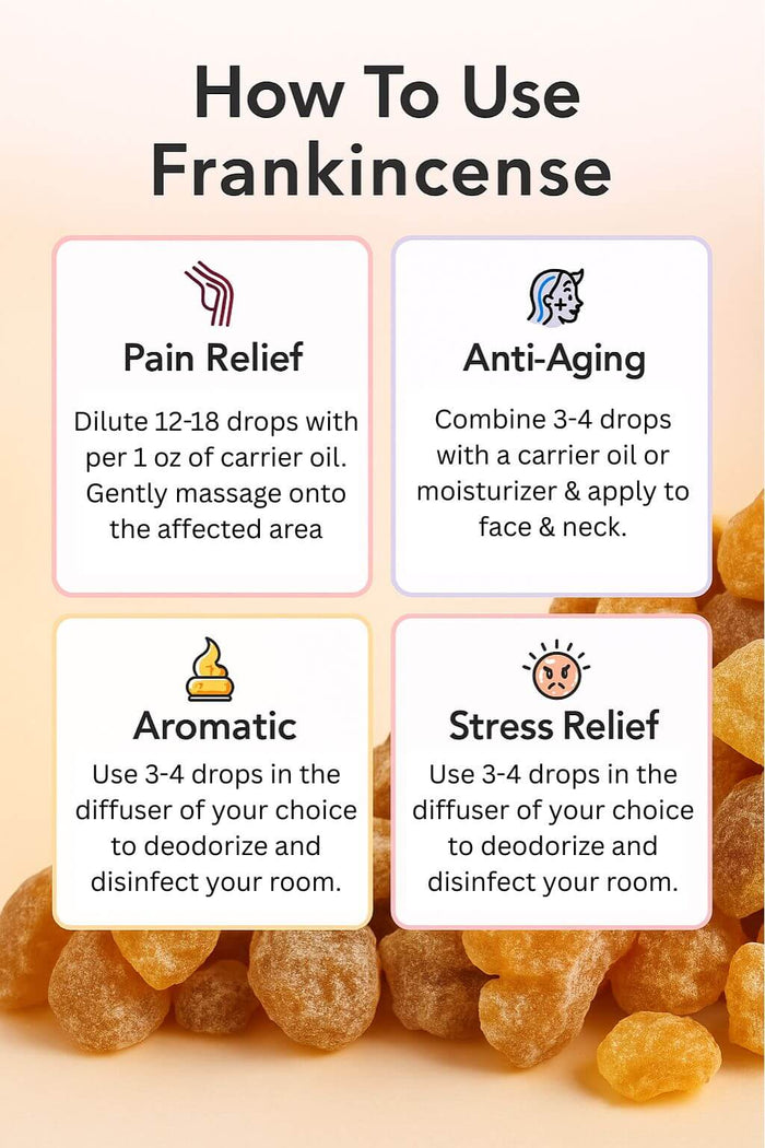 Frankincense Pure Essential Oil - Delune