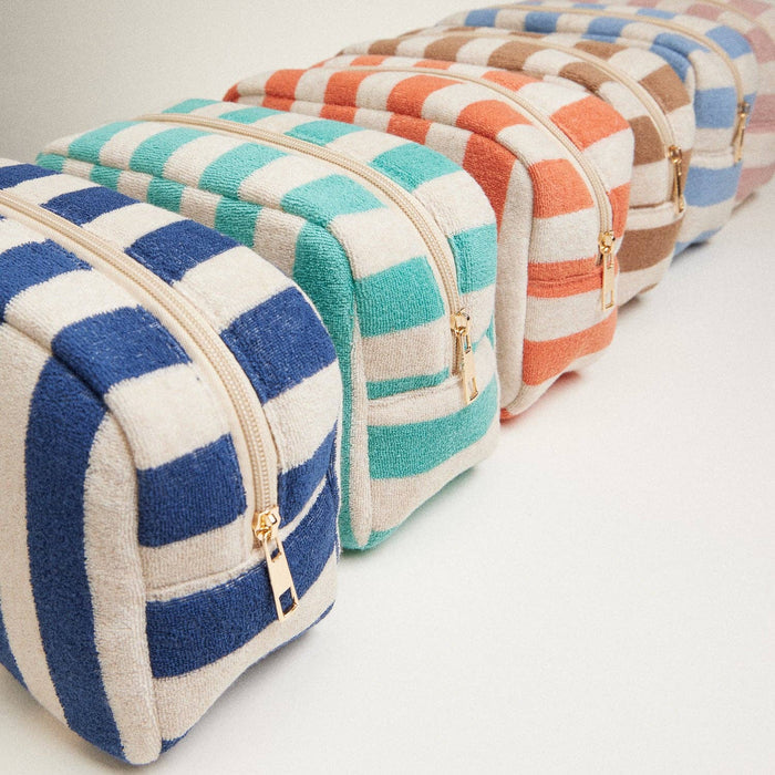 Frem | Striped Terry Fabric Travel Pouch - Frem - Living with Ivey