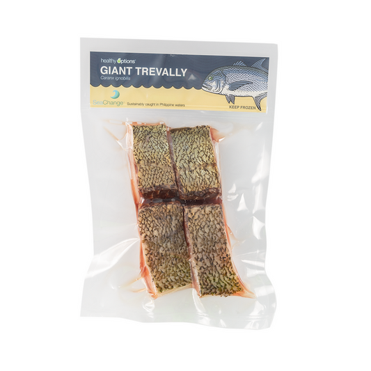 Frozen Artesmar Giant Trevally - Fillet, Skin on 350g