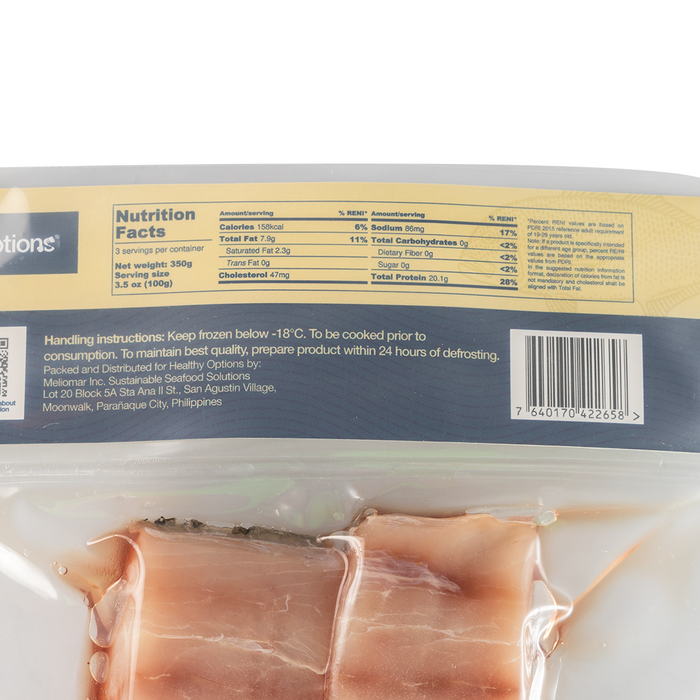 Frozen Artesmar Giant Trevally - Fillet, Skin on 350g