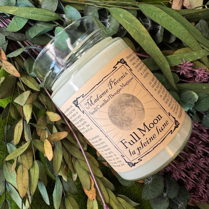 Full Moon Magic Spell Candle