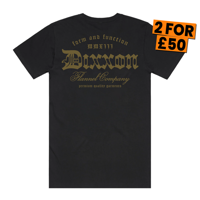 Gold Primo Quality T-Shirt - Black