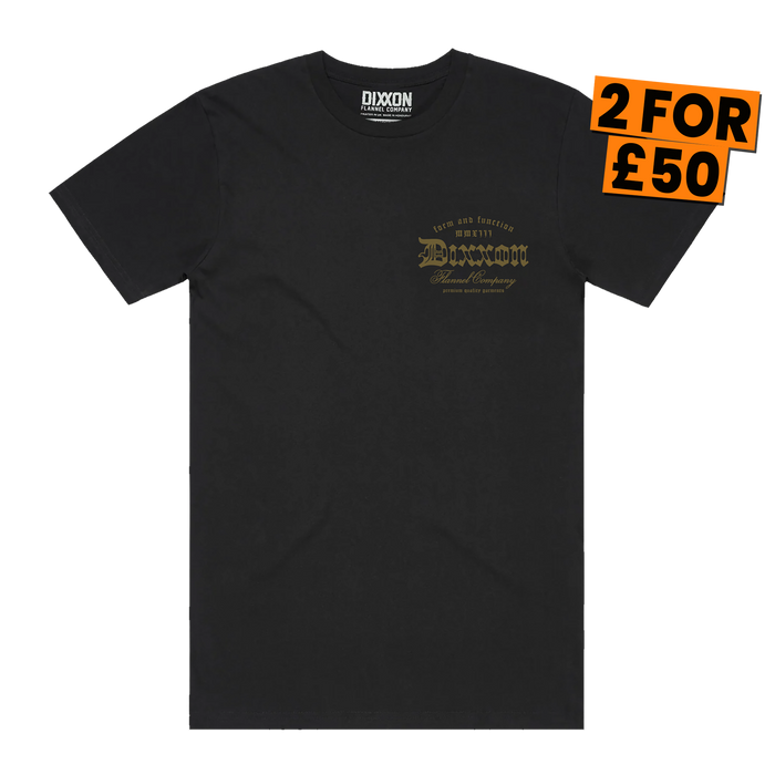 Gold Primo Quality T-Shirt - Black