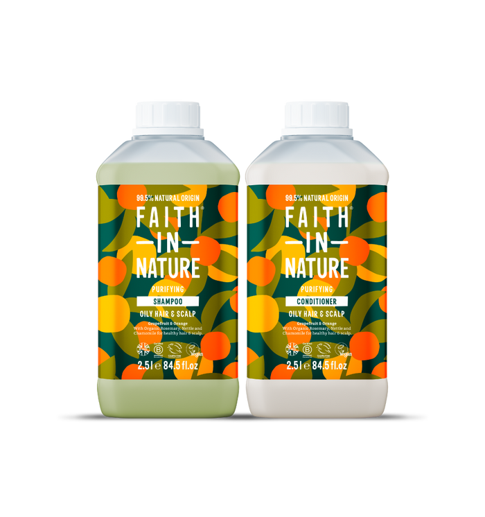 Grapefruit & Orange shampoo & conditioner set - 2.5L