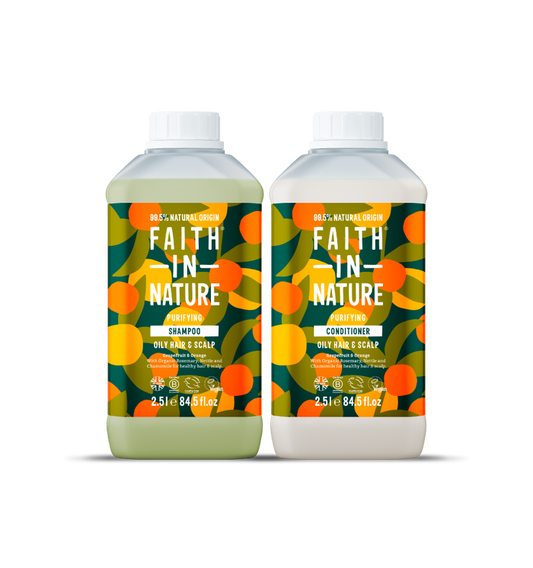 Grapefruit & Orange shampoo & conditioner set - 2.5L