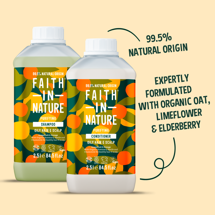 Grapefruit & Orange shampoo & conditioner set - 2.5L